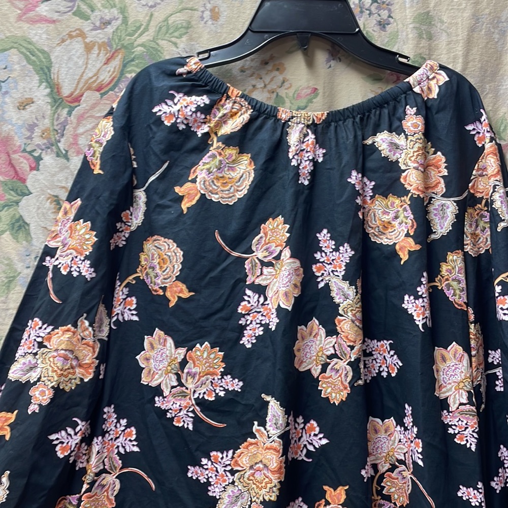 Prairie Paisley print maxi dress